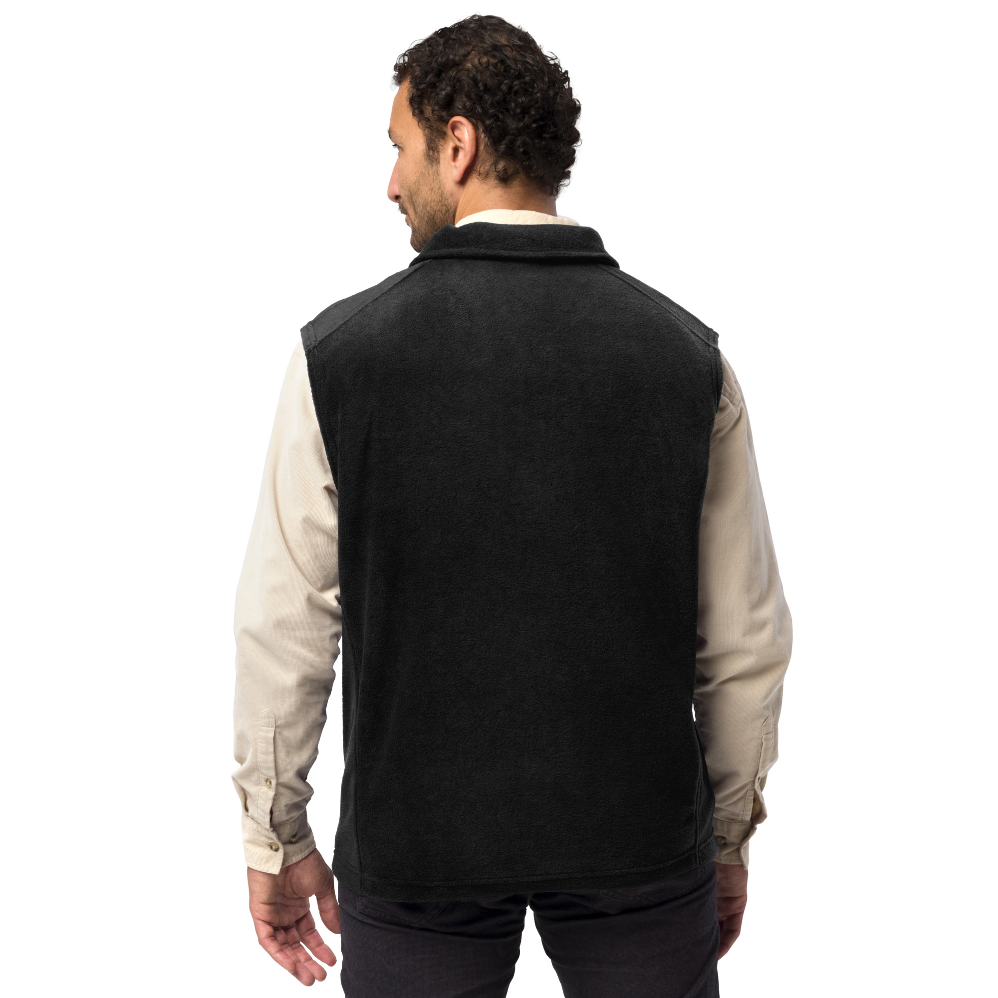 USA Weightlifting RWB LogoMen’s Columbia fleece vest - Image 4