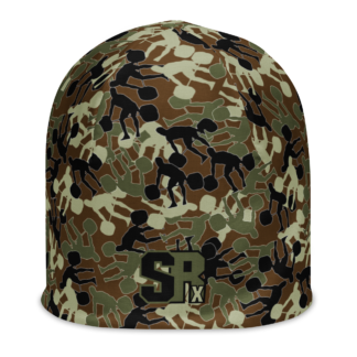 SRx Weightlifter Camo Beanie brown base