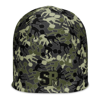 SRx Weightlifter Camo Beanie Charcoal Base