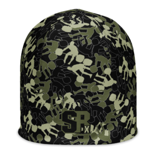 SRx Weightlifter Camo Beanie black base color