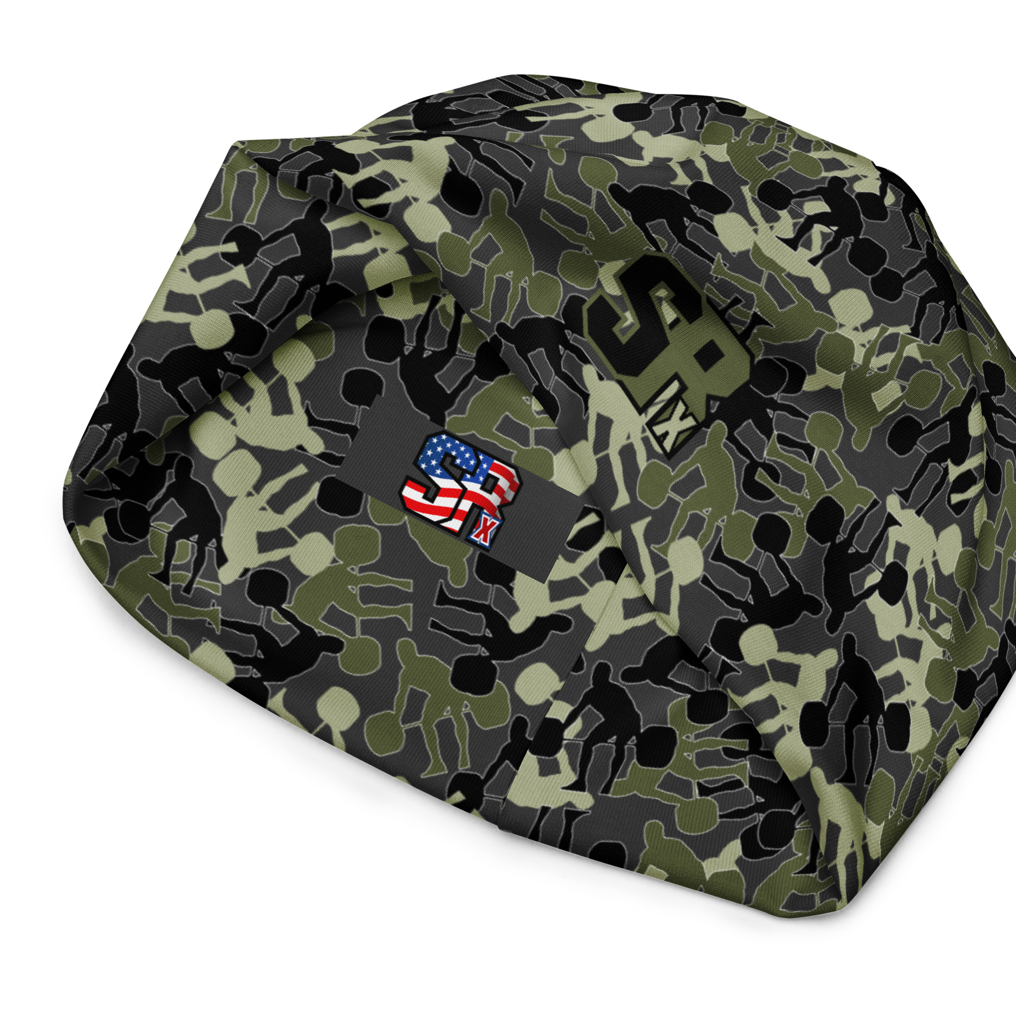 SRx Weightlifter Camo Beanie Charcoal Base - Image 11