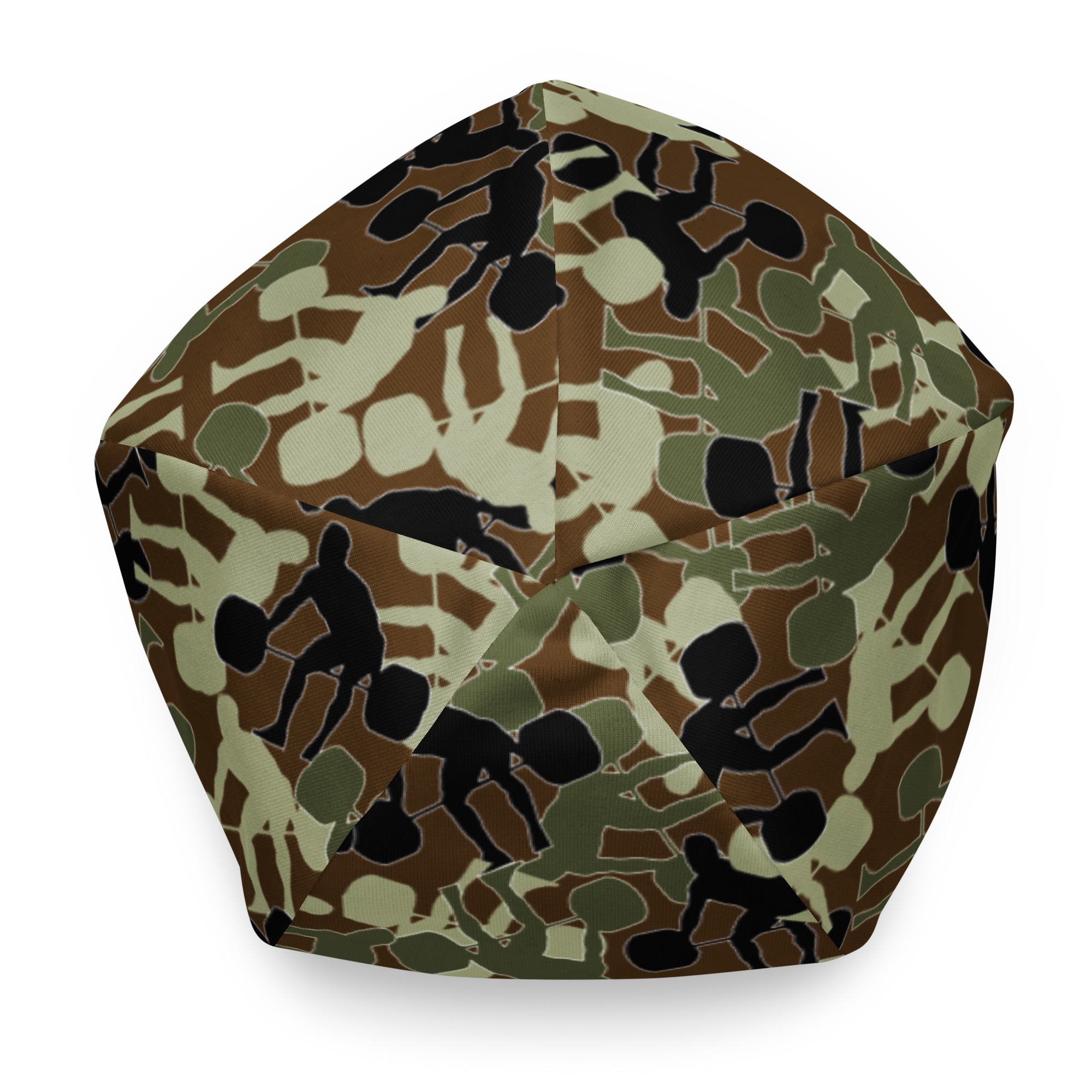 SRx Weightlifter Camo Beanie brown base - Image 11