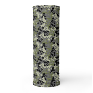 Weightlifter Camo Neck Gaiter Charcoal Background