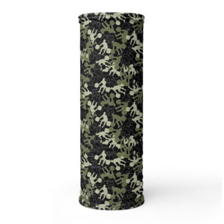 Weightlifter Camo Neck Gaiter black background
