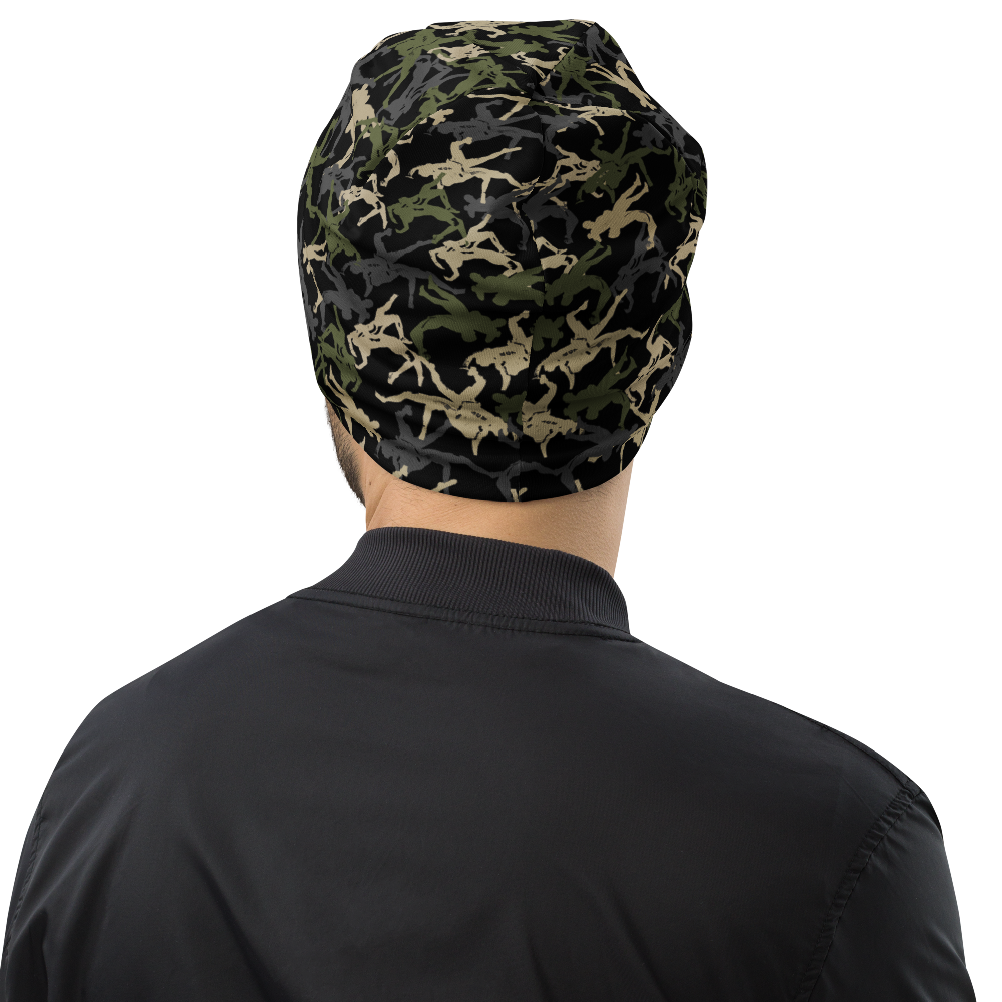Wrestler Camo Black base Beanie - Image 5