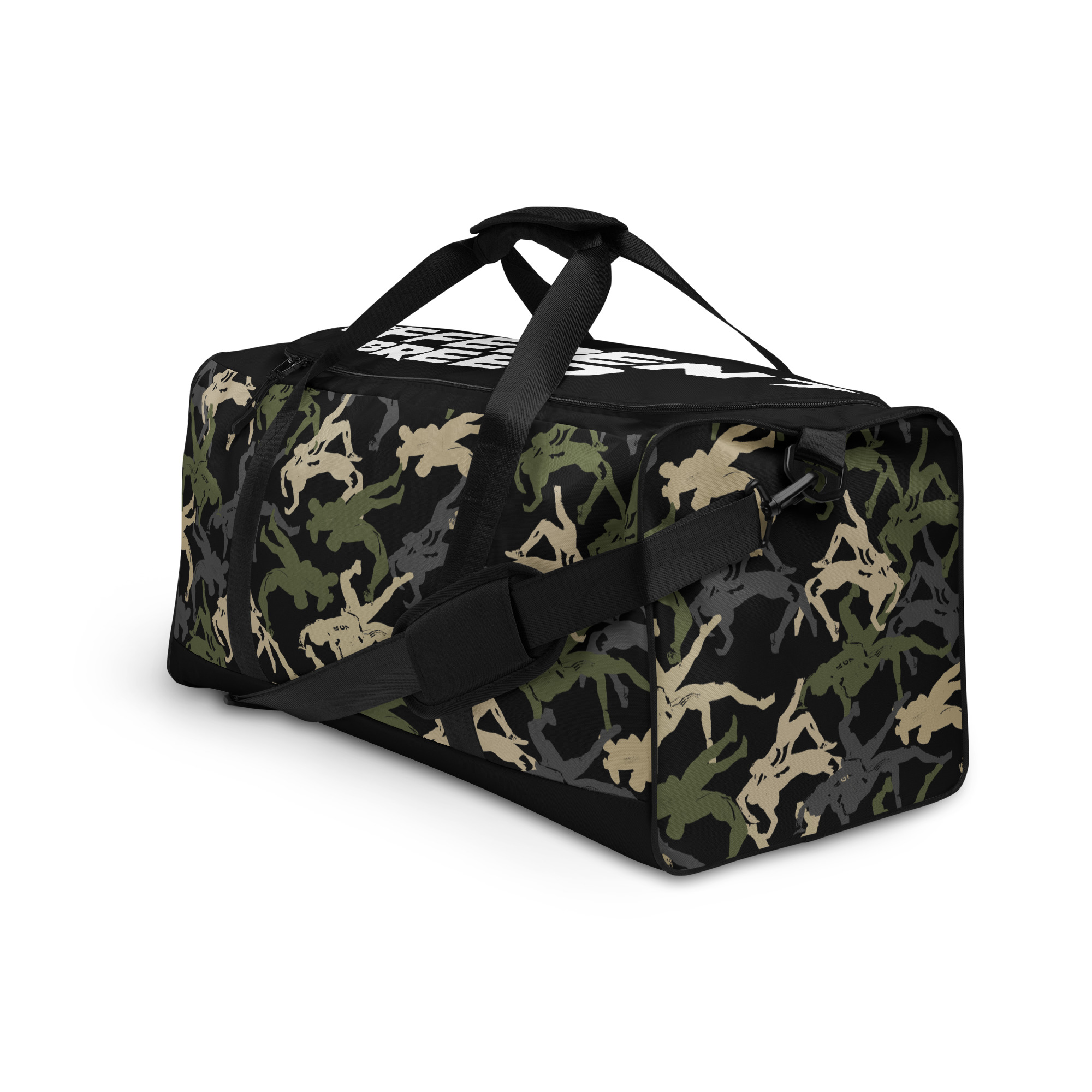 Wrestler Camo and Flag Duffle bag - Image 1