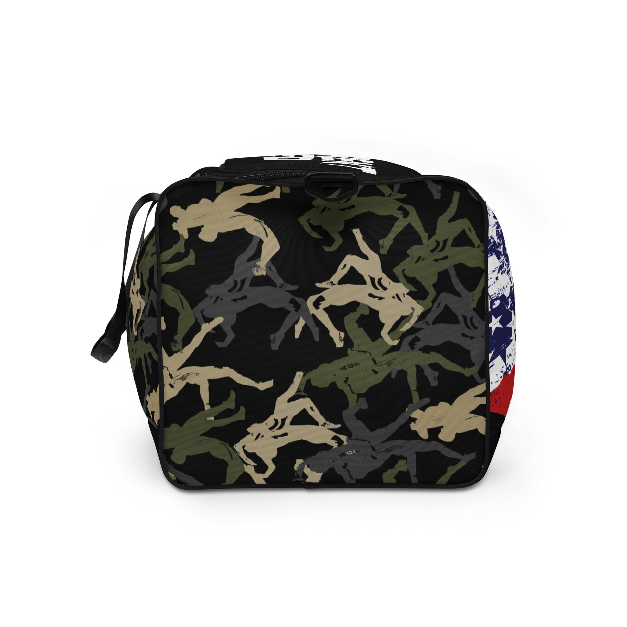 Wrestler Camo and Flag Duffle bag - Image 6