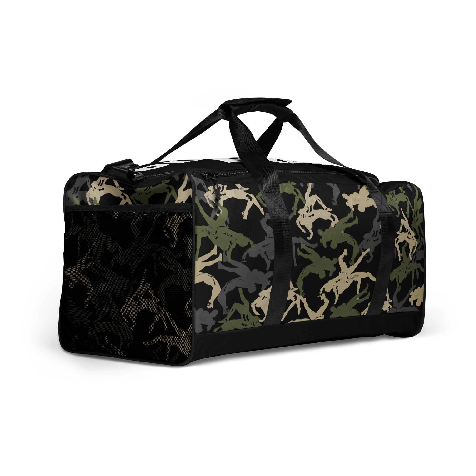 Wrestler Camo and Flag Duffle bag - Image 3