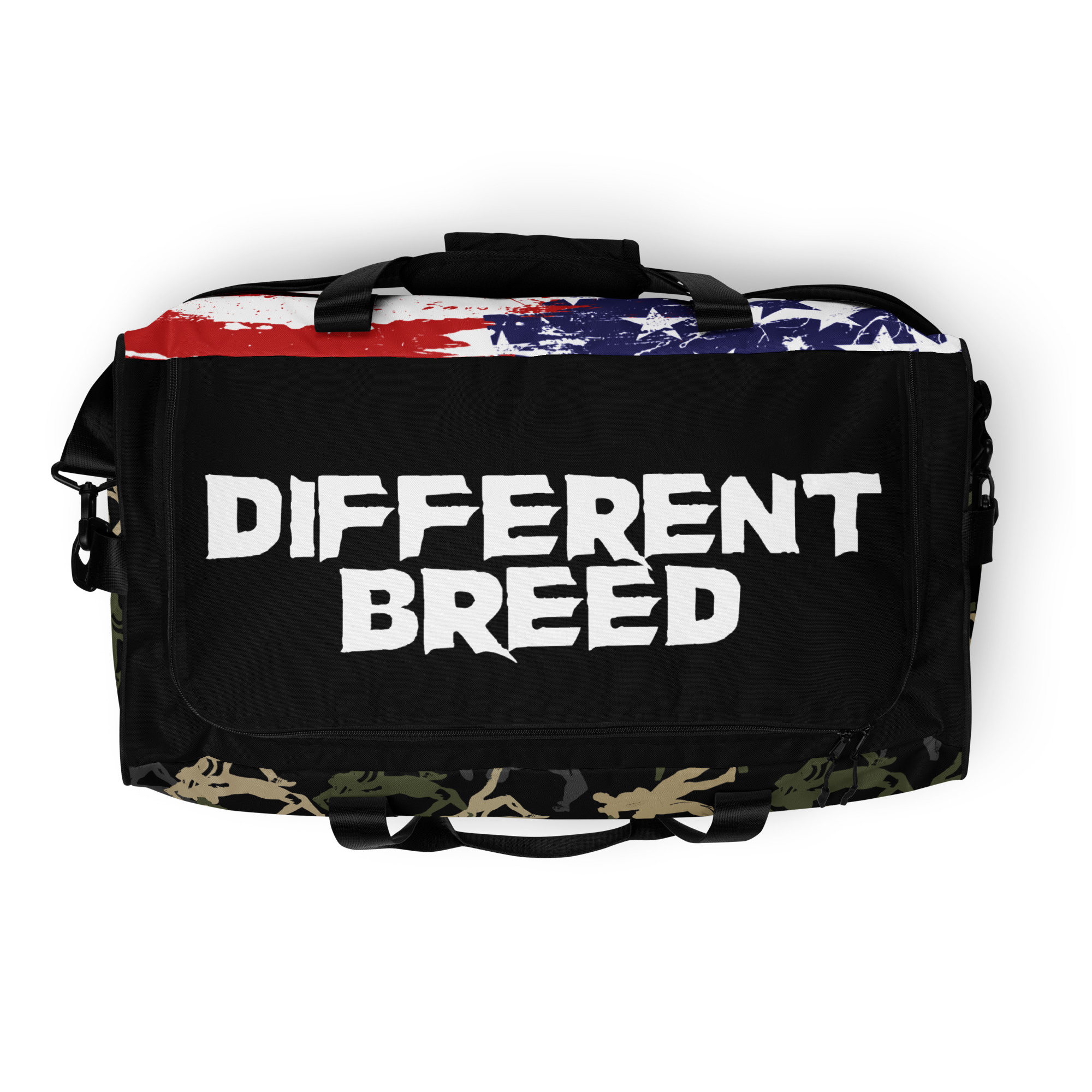 Wrestler Camo and Flag Duffle bag - Image 7