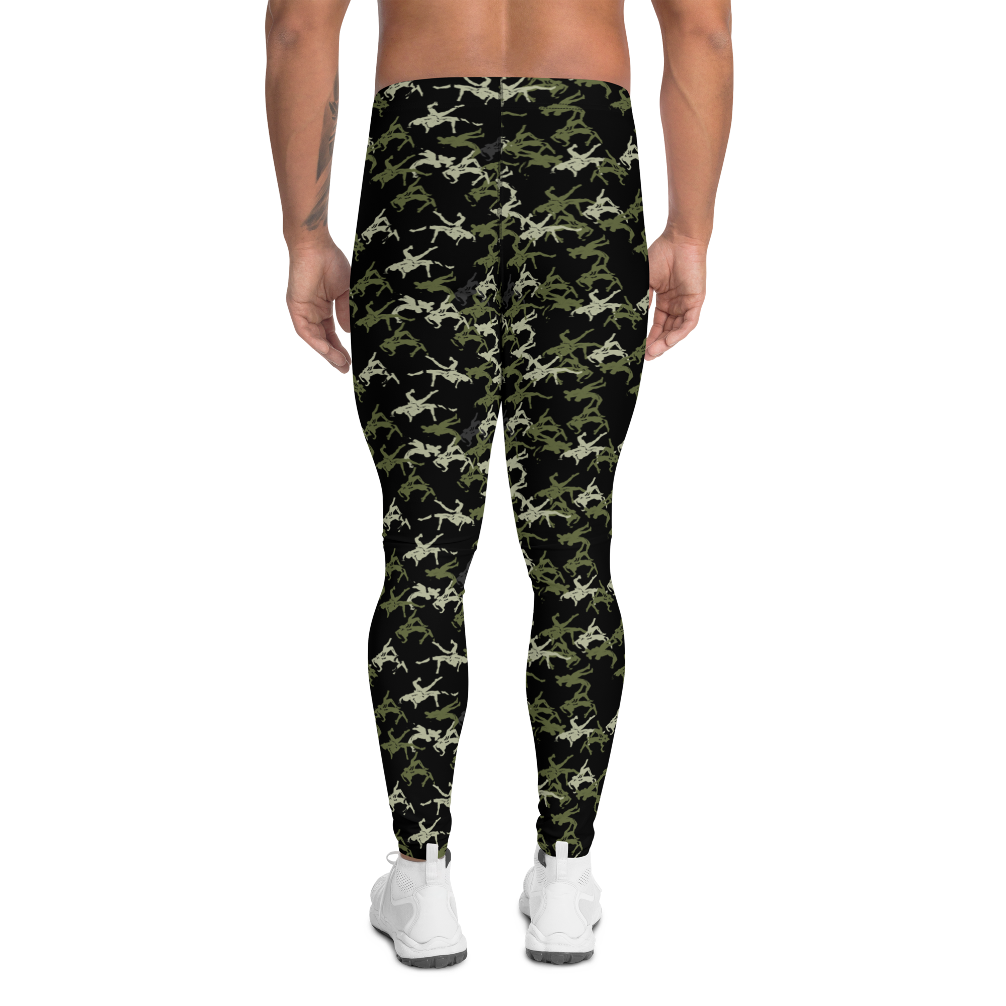 Wrestler Camo Black base Men's rash guard - Image 2