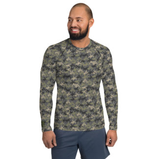 Wrestler Camo grey baseMen's Rash Guard