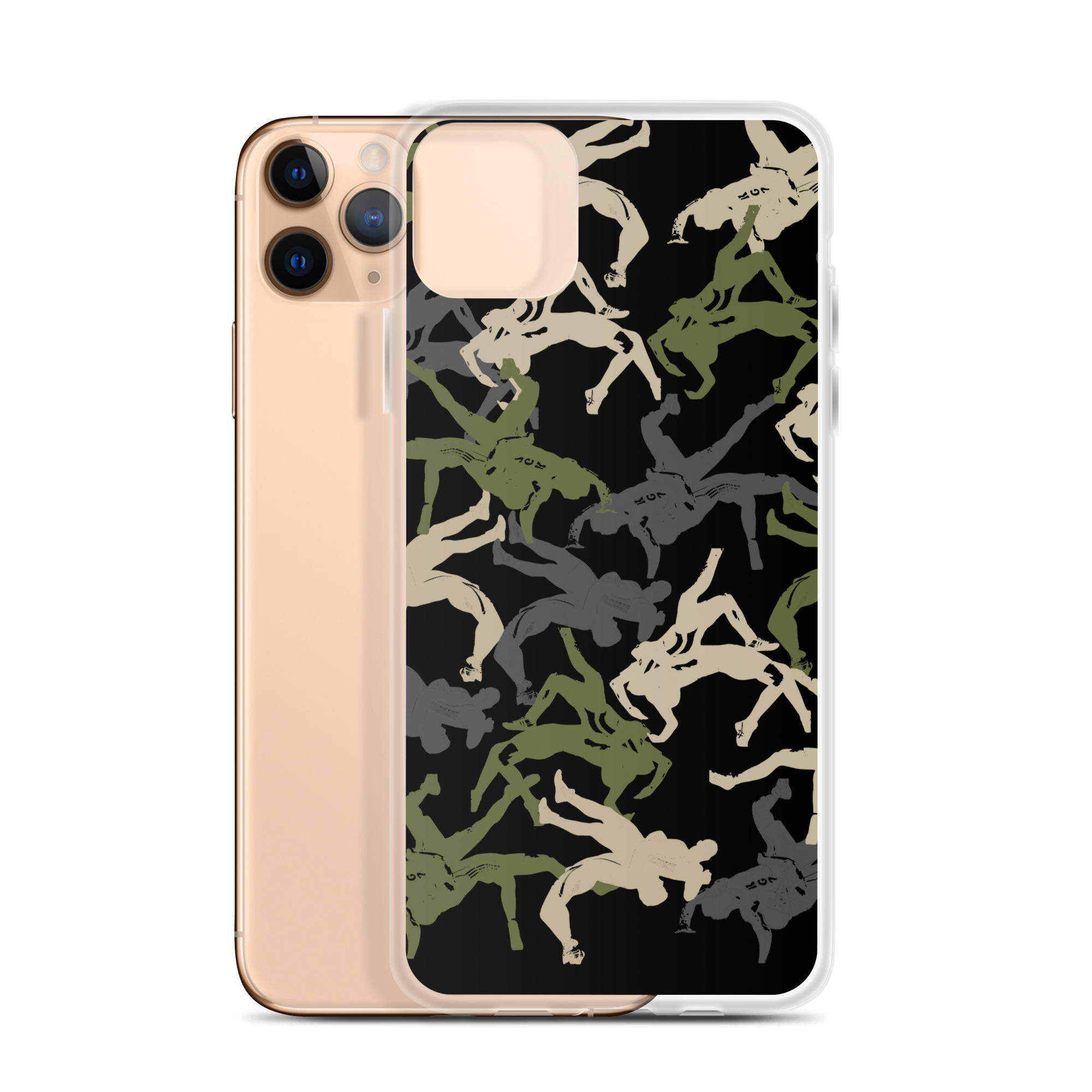 Wrestler Camo Clear Case for iPhone® - Image 3