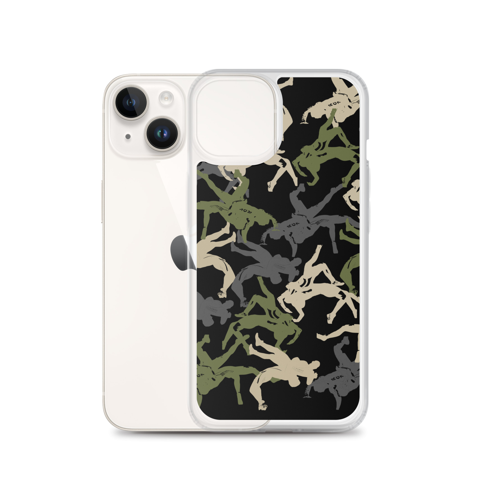 Wrestler Camo Clear Case for iPhone® - Image 31