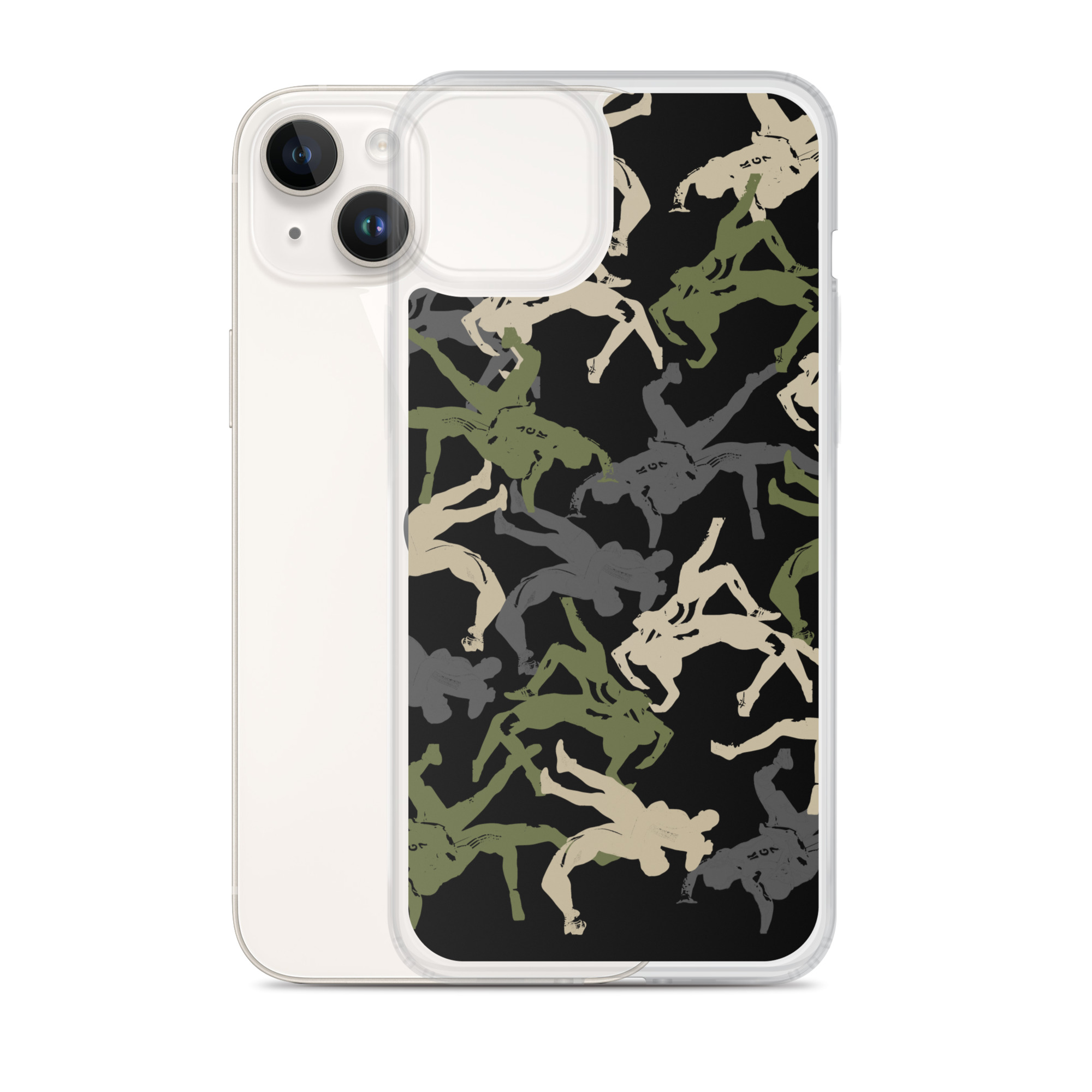 Wrestler Camo Clear Case for iPhone® - Image 25