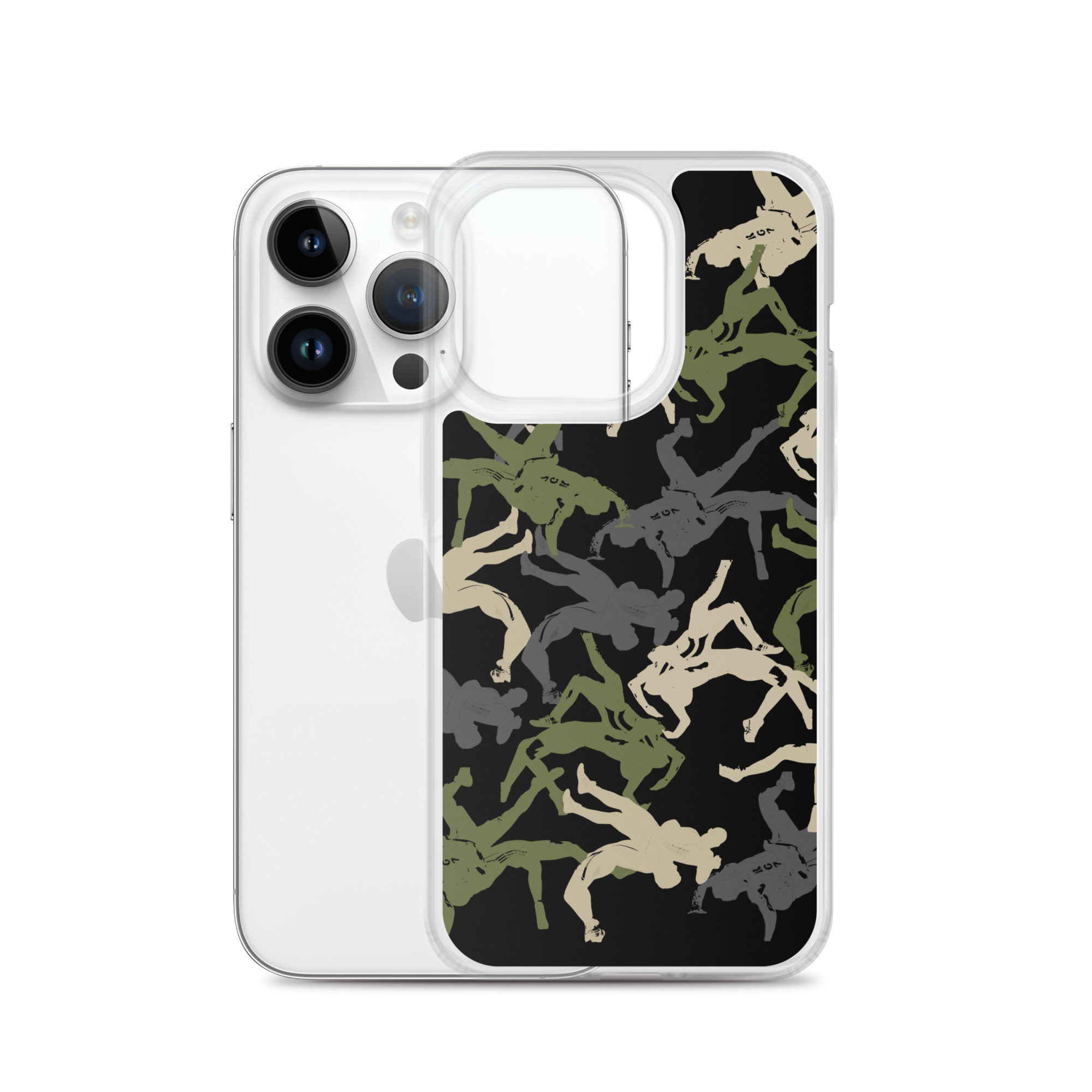 Wrestler Camo Clear Case for iPhone® - Image 29