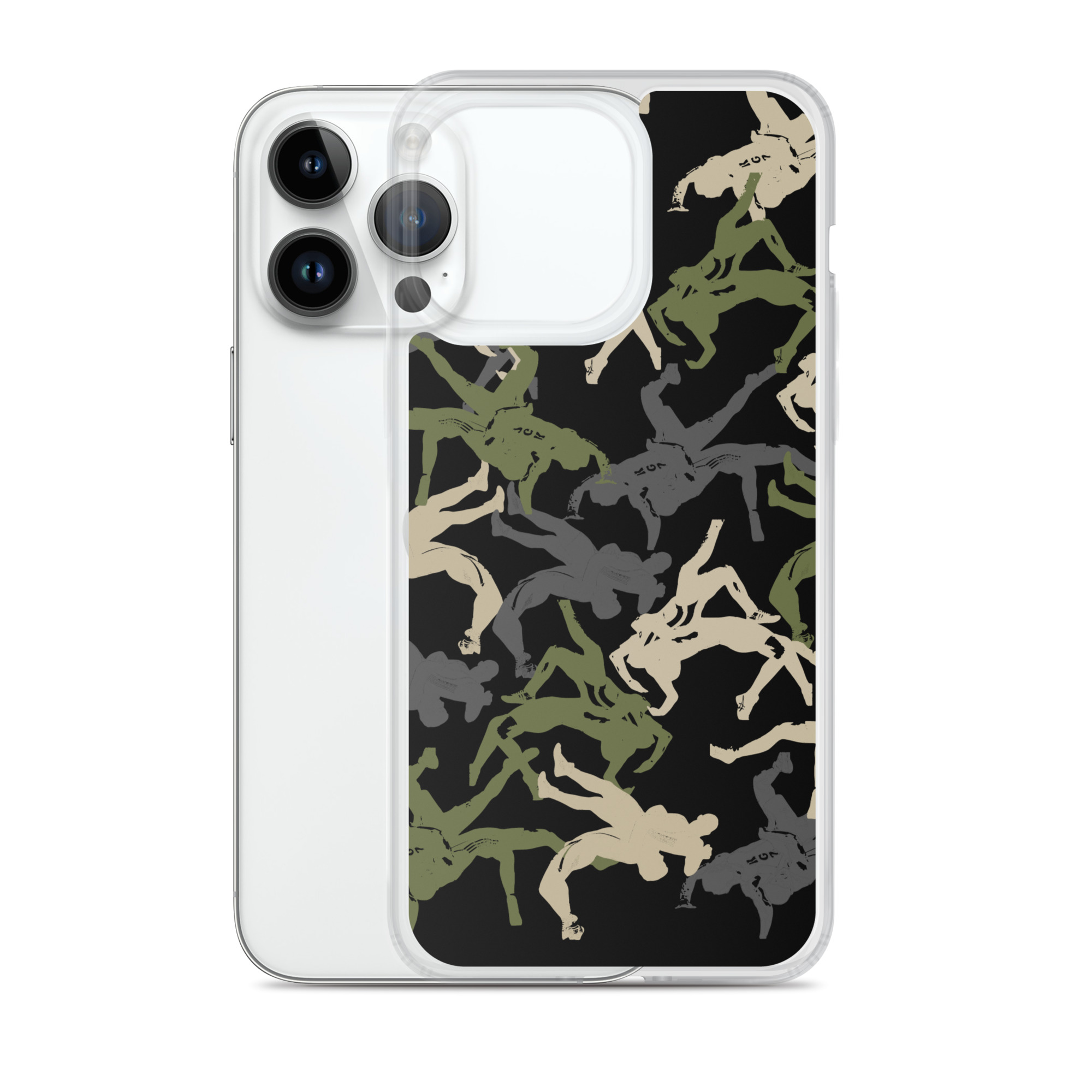 Wrestler Camo Clear Case for iPhone® - Image 27