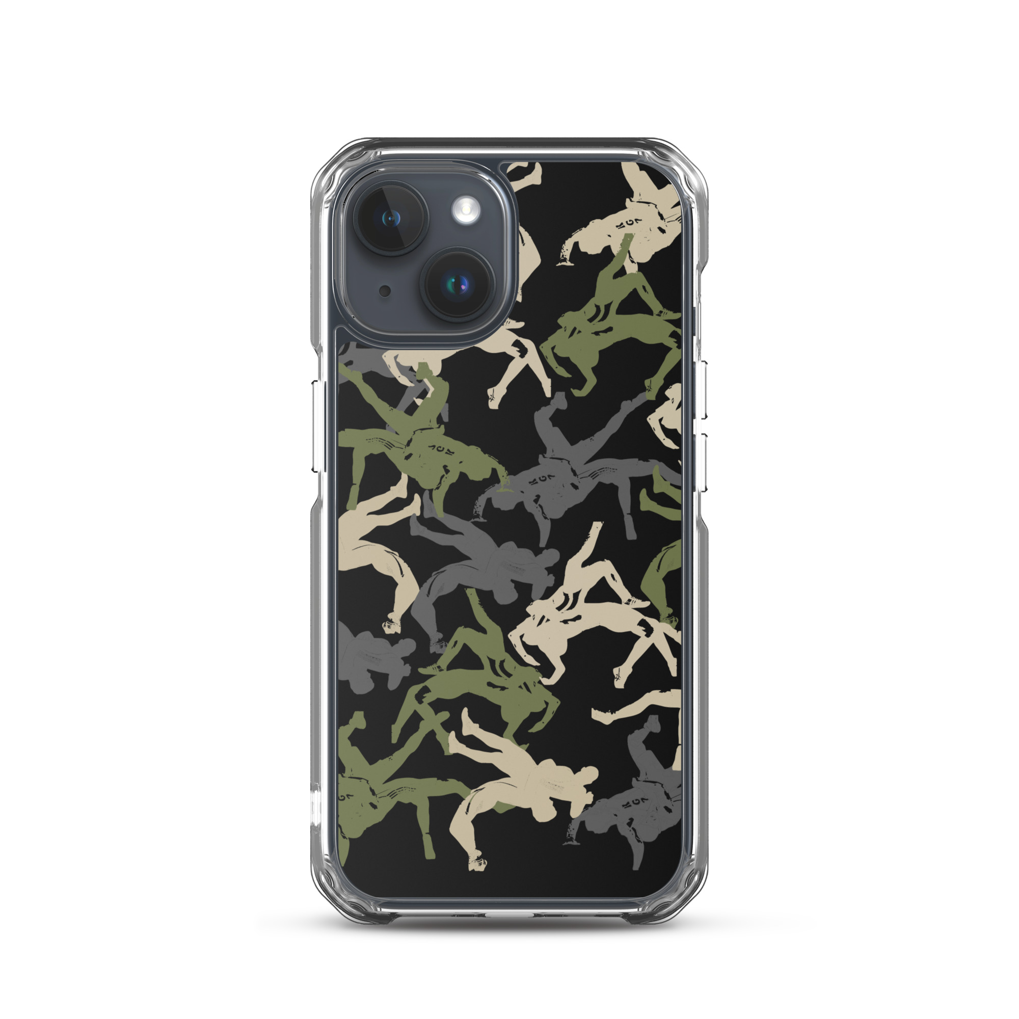 Wrestler Camo Clear Case for iPhone® - Image 38