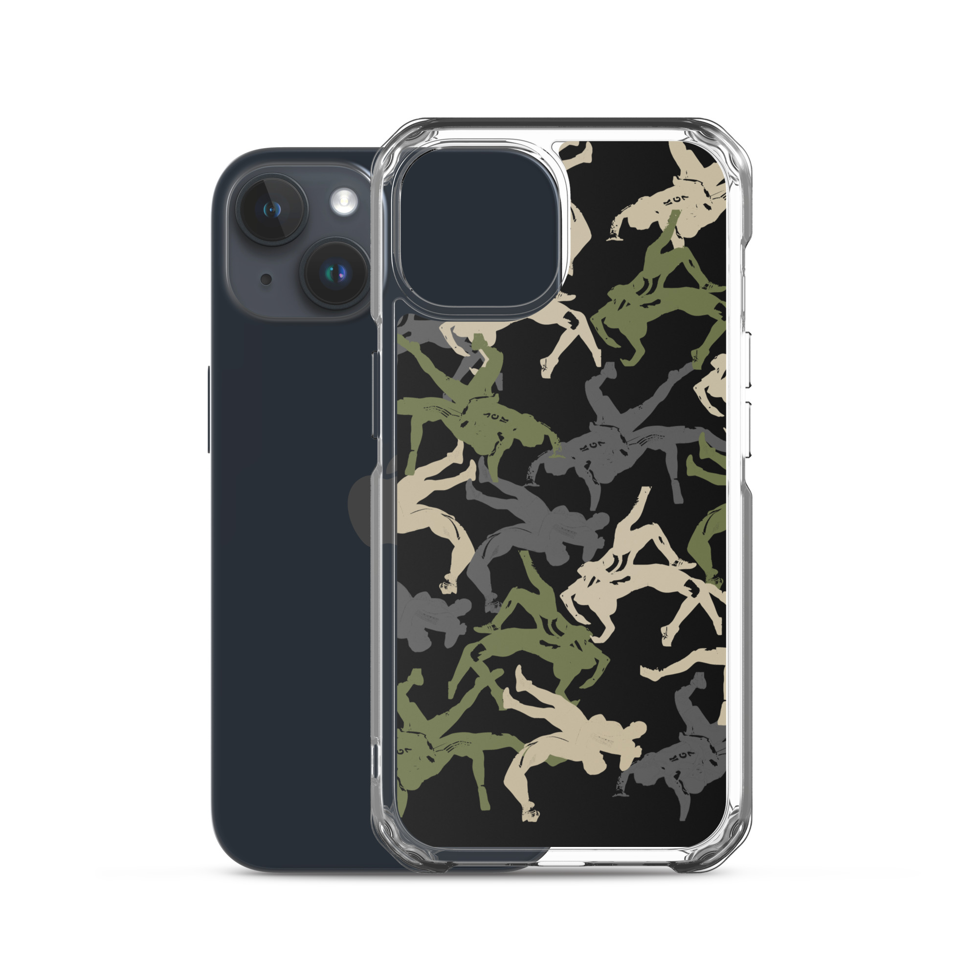 Wrestler Camo Clear Case for iPhone® - Image 39