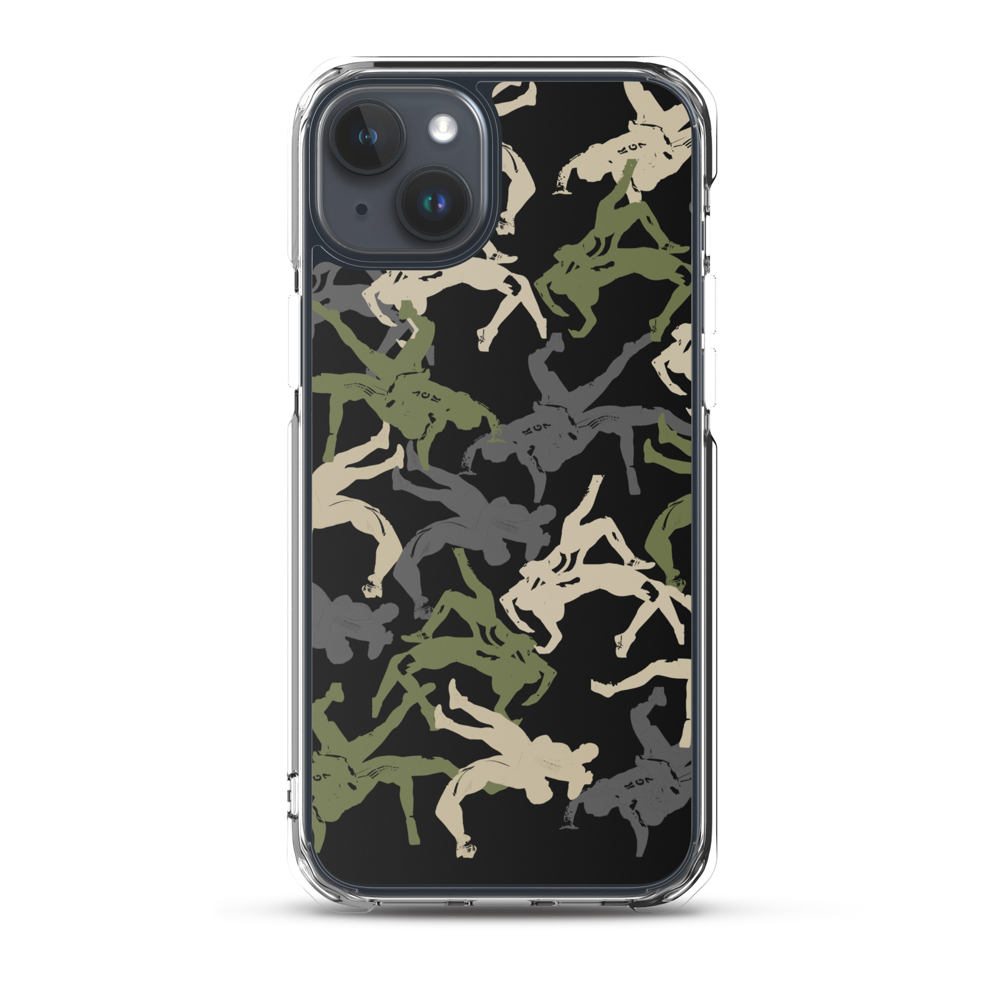 Wrestler Camo Clear Case for iPhone® - Image 32