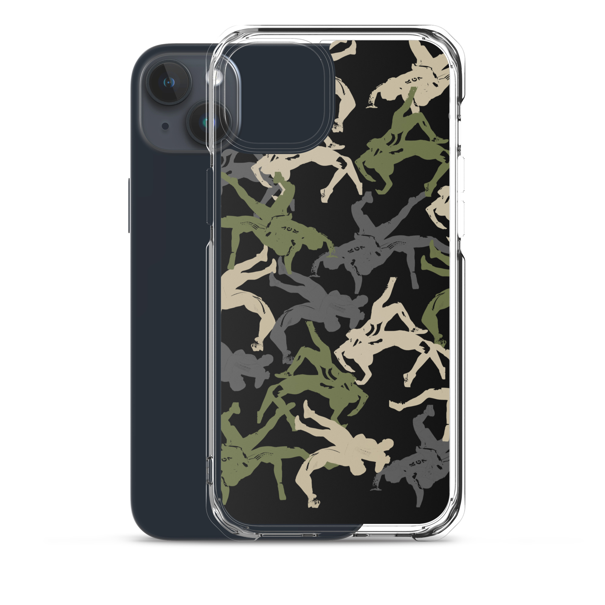 Wrestler Camo Clear Case for iPhone® - Image 33