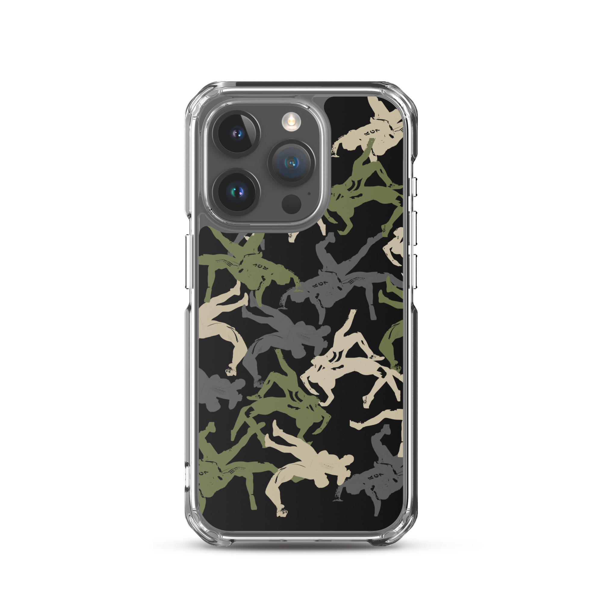 Wrestler Camo Clear Case for iPhone® - Image 36