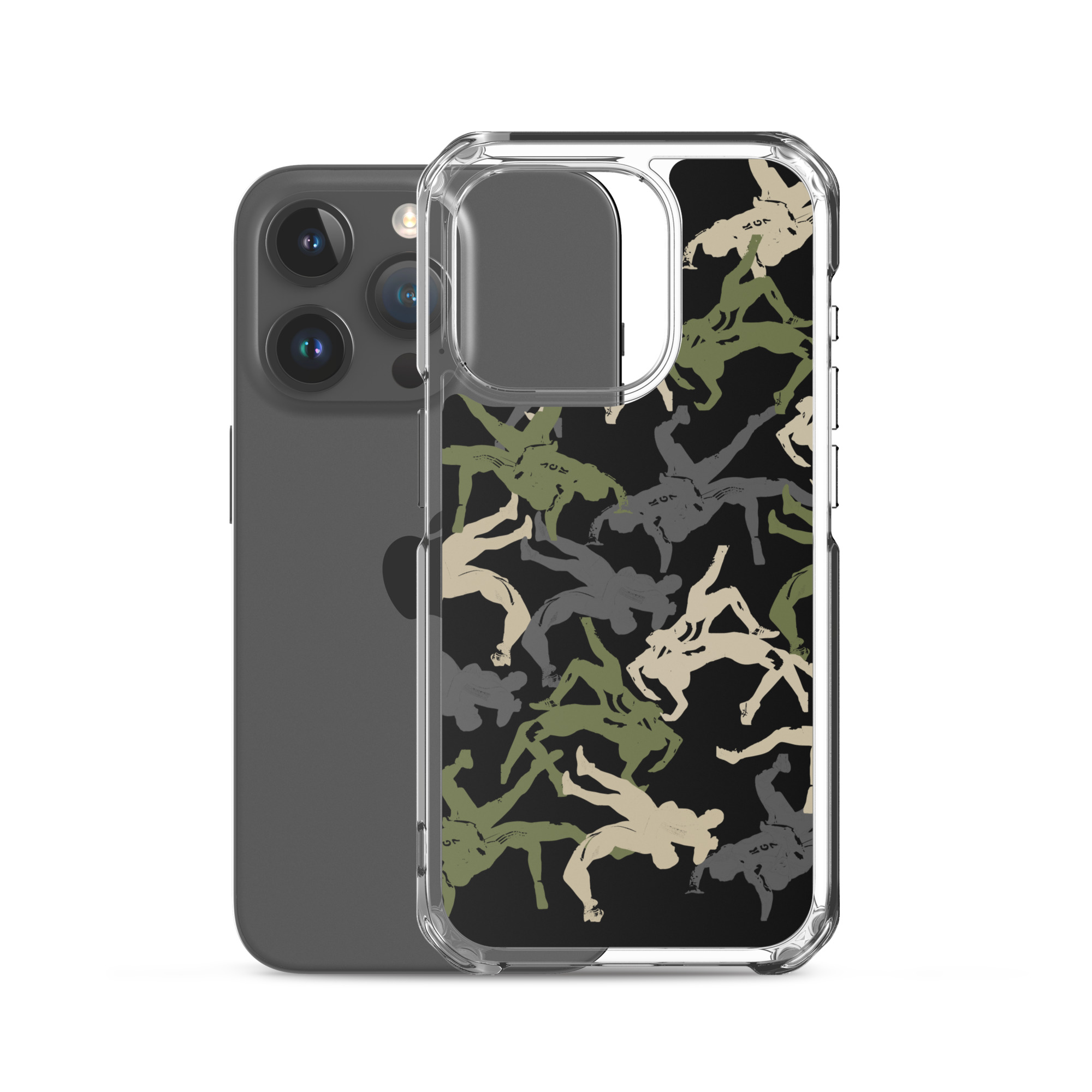 Wrestler Camo Clear Case for iPhone® - Image 37