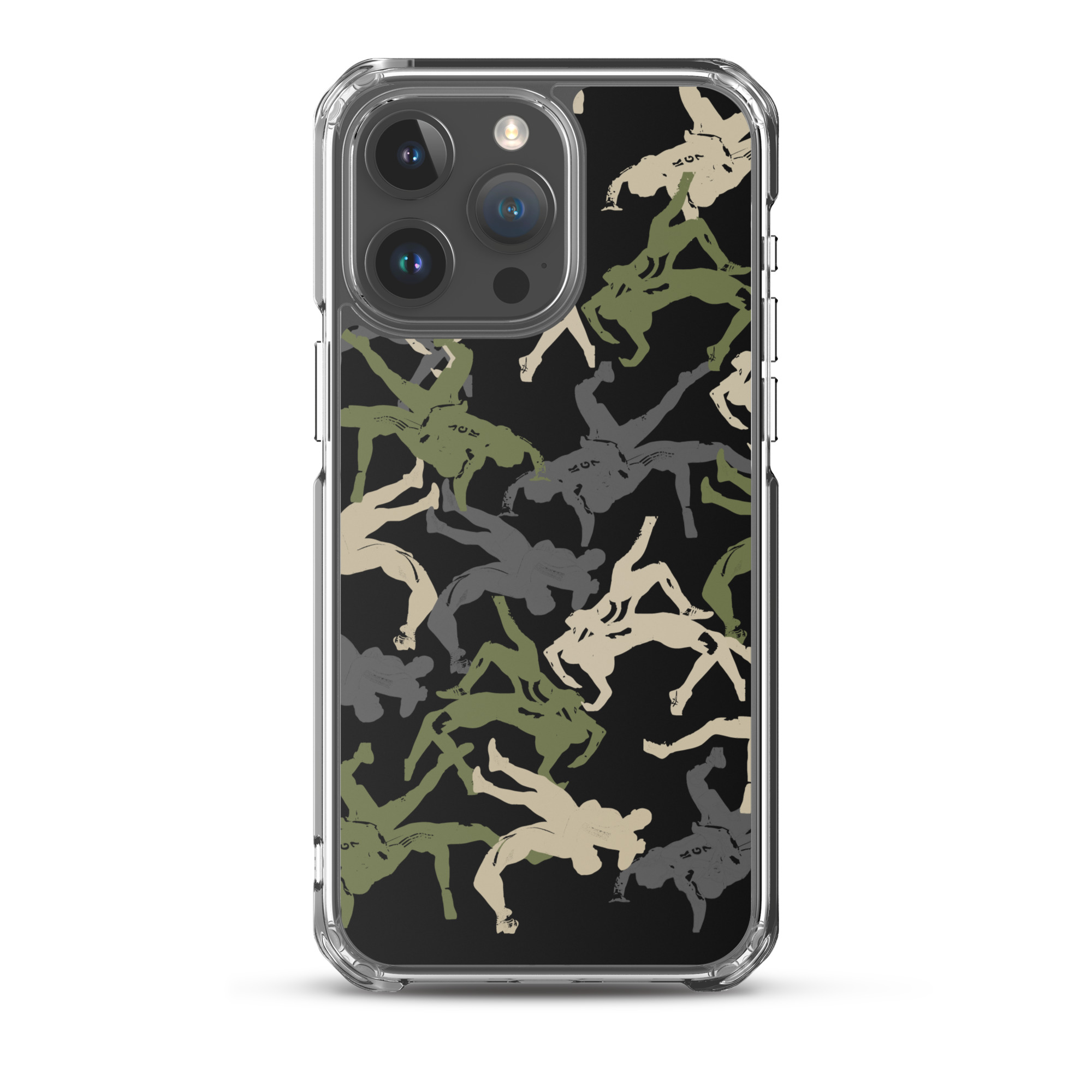 Wrestler Camo Clear Case for iPhone® - Image 34