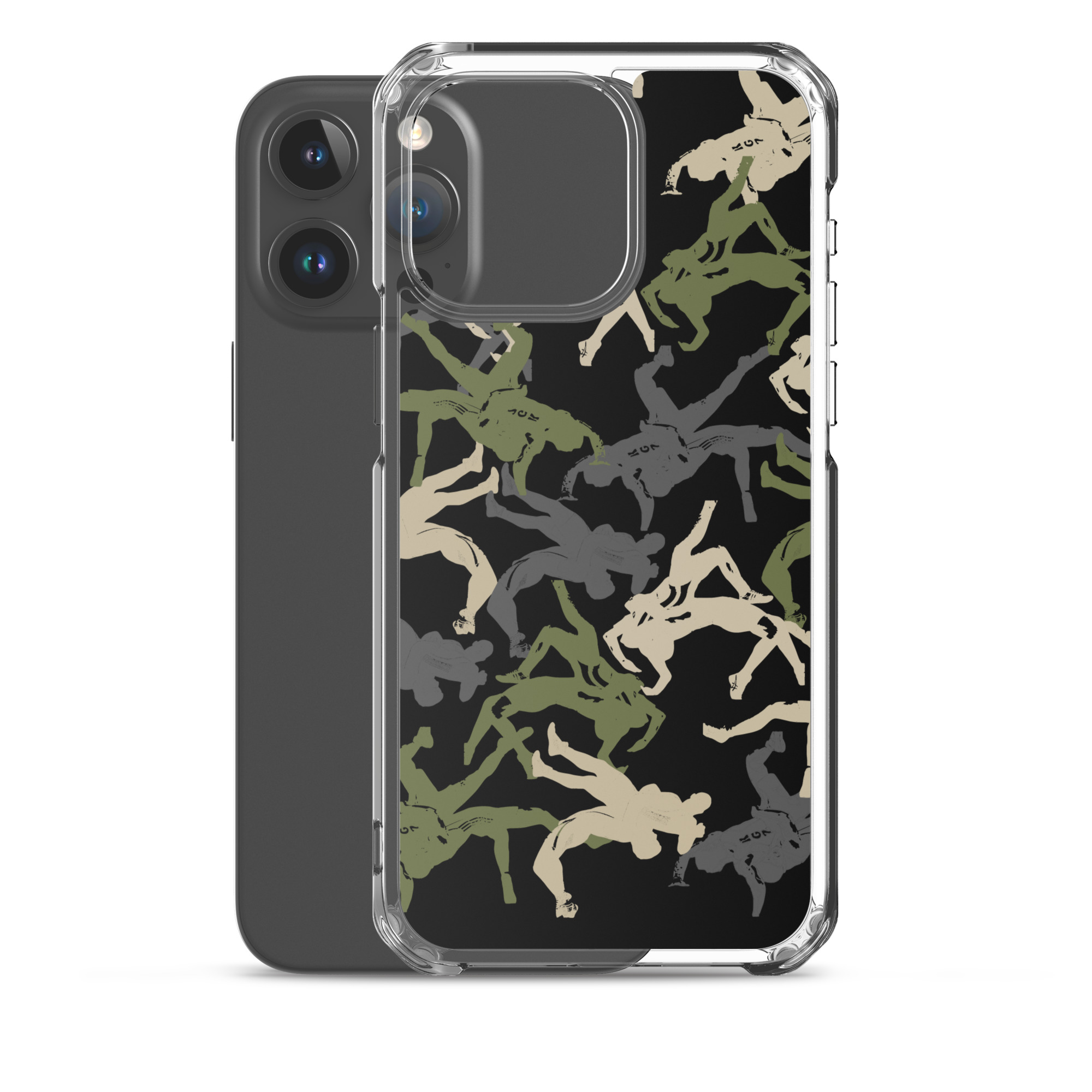 Wrestler Camo Clear Case for iPhone® - Image 35
