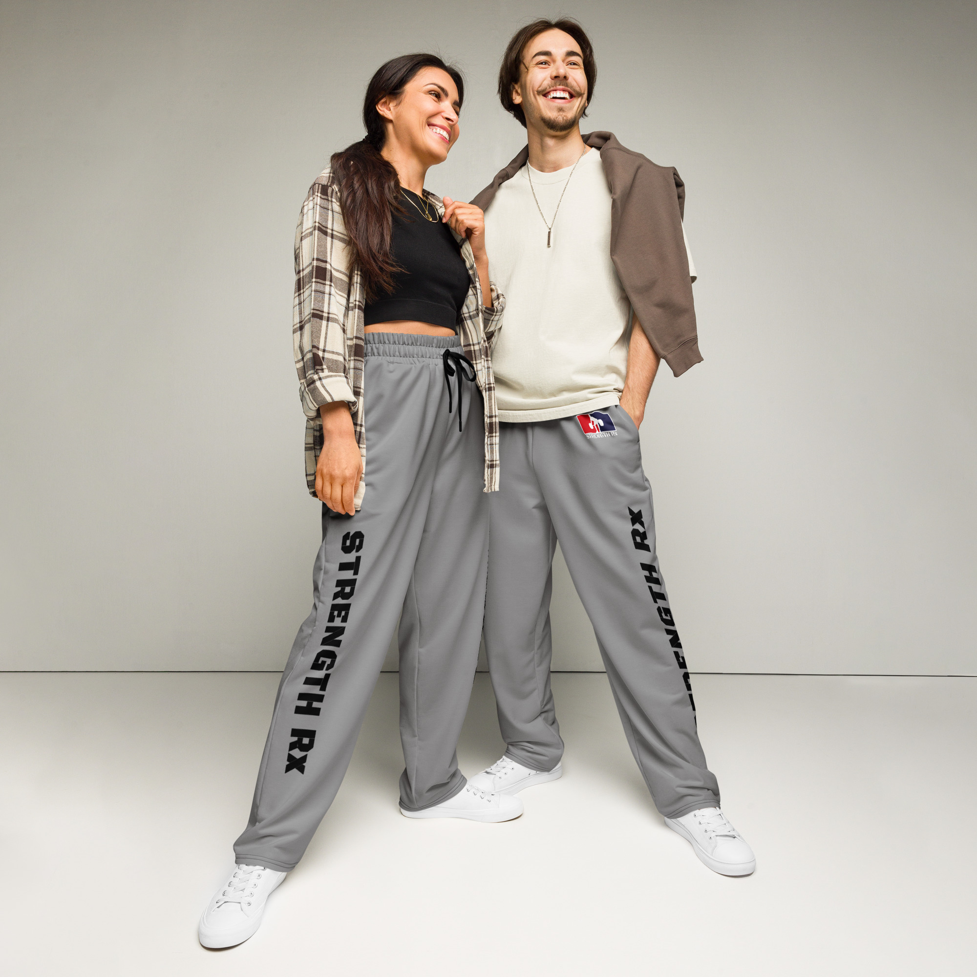 STRENGTH RX GREY Wide-leg joggers - Image 5