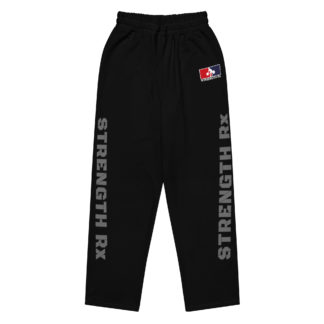 STRENGTH RX BLACK Wide-leg joggers